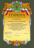 Грамота за подготовку призера городского конкурса